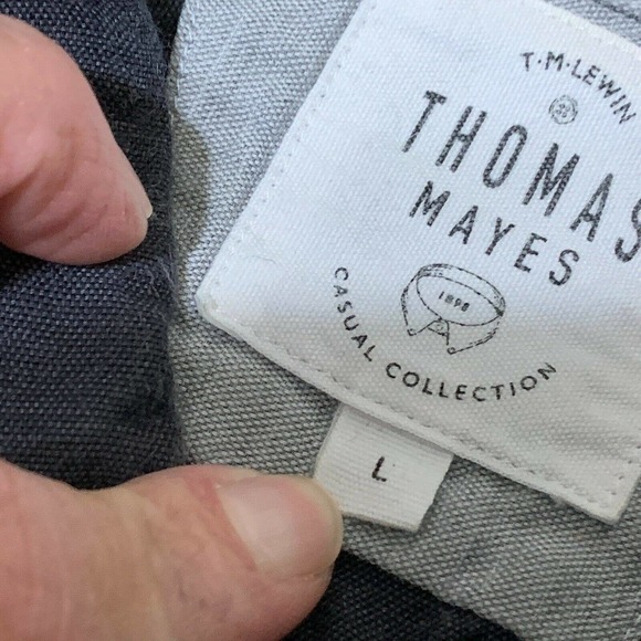 TM Lewin Mens Button Down Shirt  Long Sleeve - Picture 7 of 8